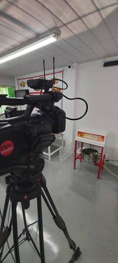 Dia de gravação na Qualimak