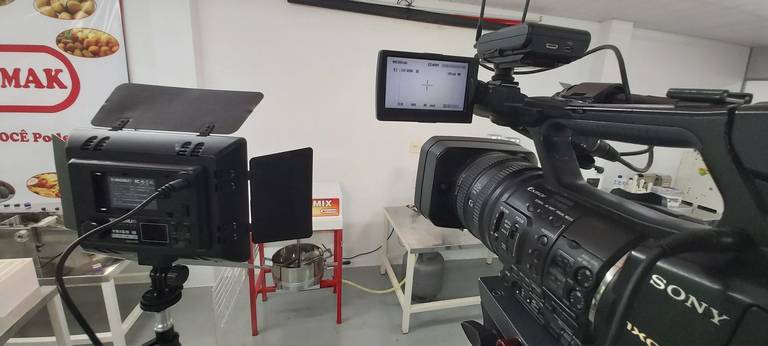 Dia de gravação na Qualimak