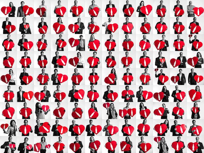 Fotografia feita para a Coca-Cola com parte dos seus colaboradoes do Rio de Janeiro - Fotografia profissional para publicidade e corporativa para empresas