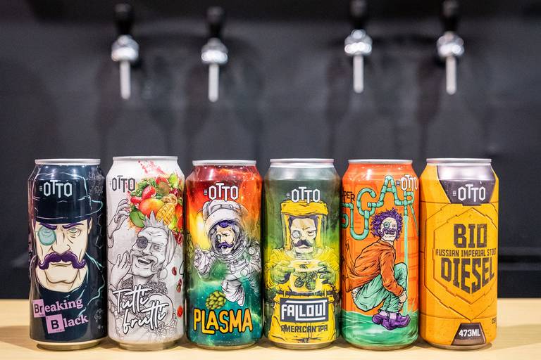 Fotografia da cerveja OTTO - Fotografia profissional para publicidade e corporativa para empresas