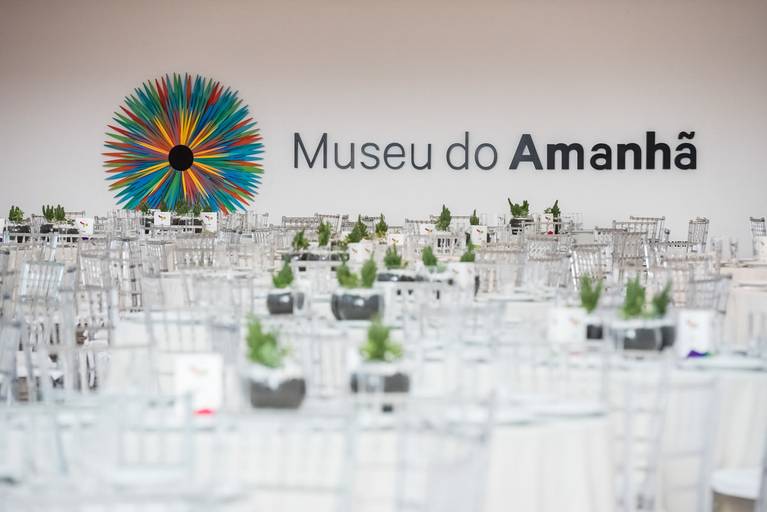 Almoço empresarial no lounge do Museu do Amanhã - Fotografia profissional institucional  e corporativa para empresa seminários e conferências