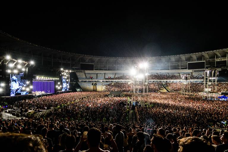 Fotografia do Show Los Hermanos, Maracanã, Rio de Janeiro