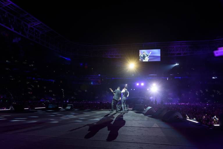 Fotografia de música show Amigos, Allianz Parque, São Paulo
