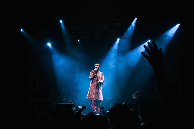 Fotografia de música Show Arnaldo Antunes, Circo Voador, Rio de Janeiro