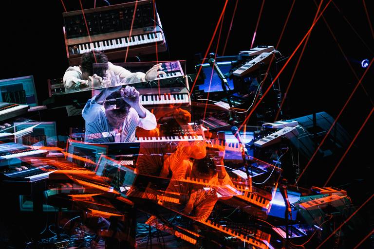 Fotografia de música show Carlos Trilha