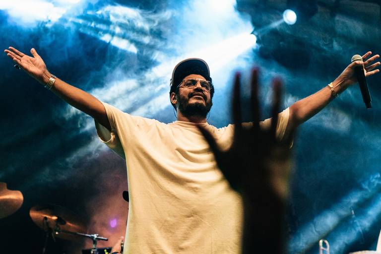 Fotografia de música Show Criolo, Circo Voador, Rio de Janeiro