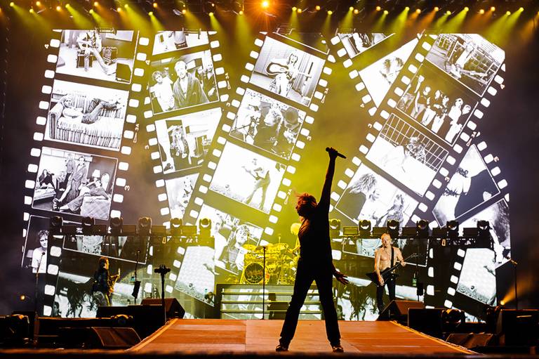 Fotografia de música show Rock'n'Rio, Def Leppard, Rio de Janeiro