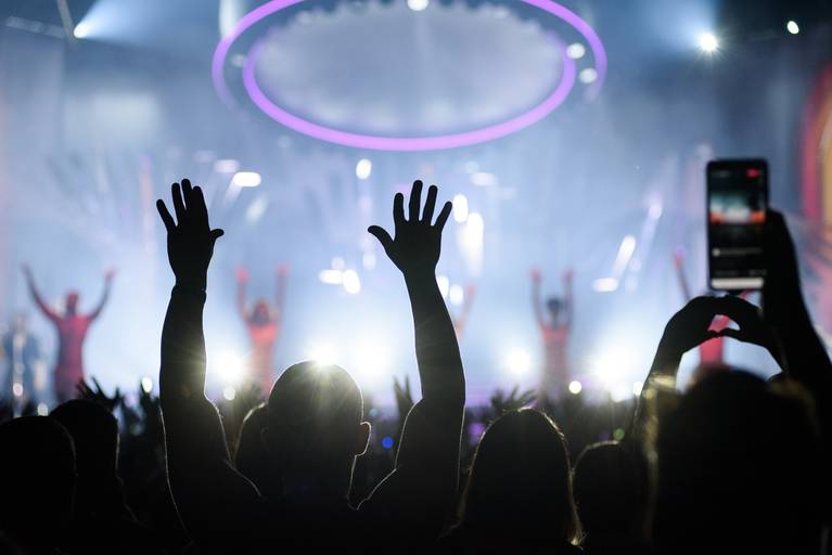 Fotografia de música show Gal Costa
