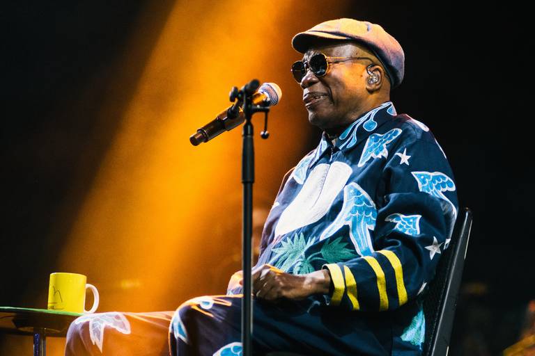 Fotografia de música show Milton Nascimento, A Última Sessão de Música, Belo Horizonte, Minas Gerais