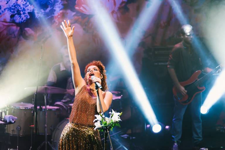 Fotografia de música Vanessa da Mata, Circo Voador, Rio de Janeiro