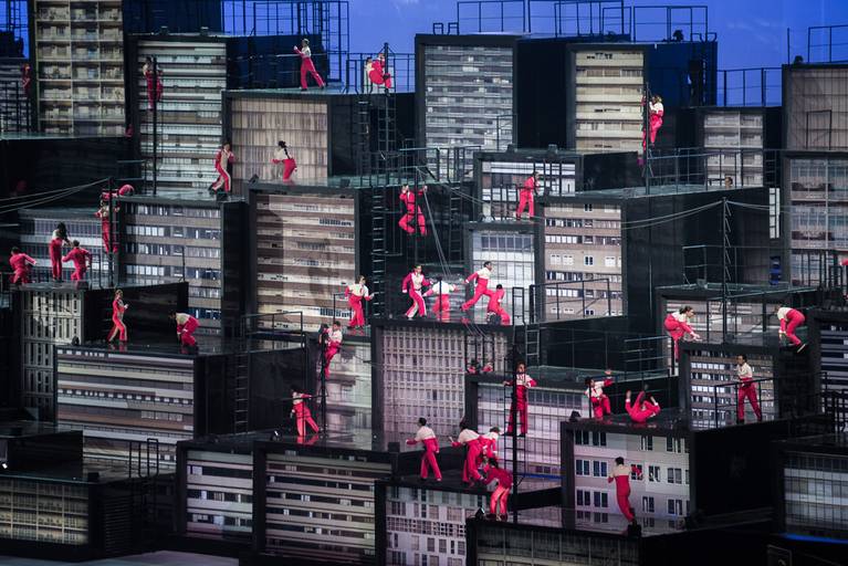 Abertura dos Jogos Olímpicos de 2016 no Maracaná no Rio de Janeiro - Fotografia profissional institucional  e corporativa para empresas e grandes eventos