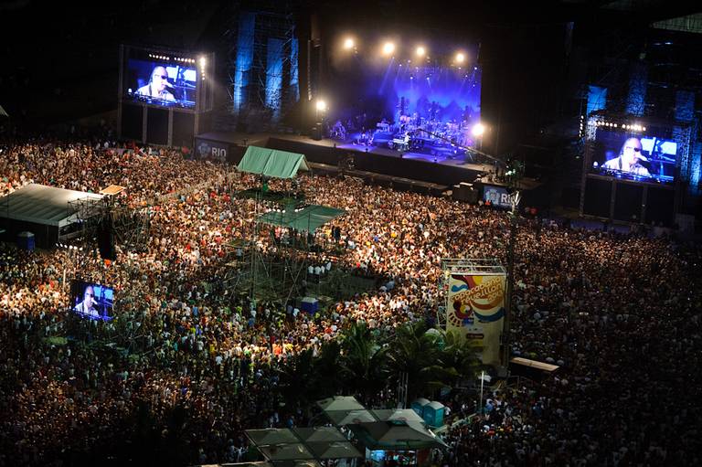 Show do Stevie Wonder no Reveillón da Praia de Copacabana no Rio de Janeiro - Fotografia profissional institucional  e corporativa para empresas e grandes eventos