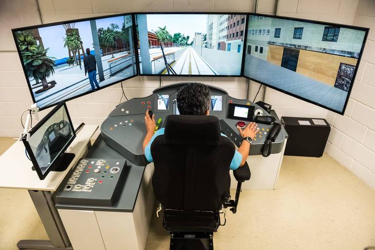 Centro de Treinamento do VLT no centro da cidade no Rio de Janeiro - Fotografia profissional institucional  e corporativa para empresas