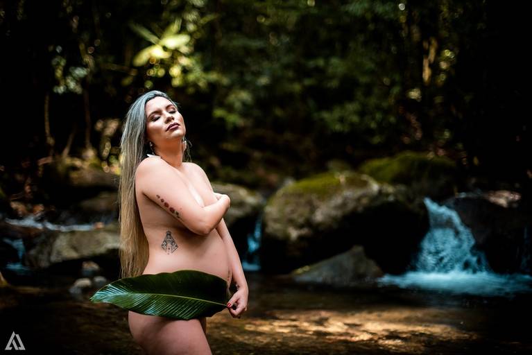 Gestante Grávida Nua Cachoeira Resende Itatiaia Penedo Porto Real Barra Mansa Volta Redonda Sul Fluminense 