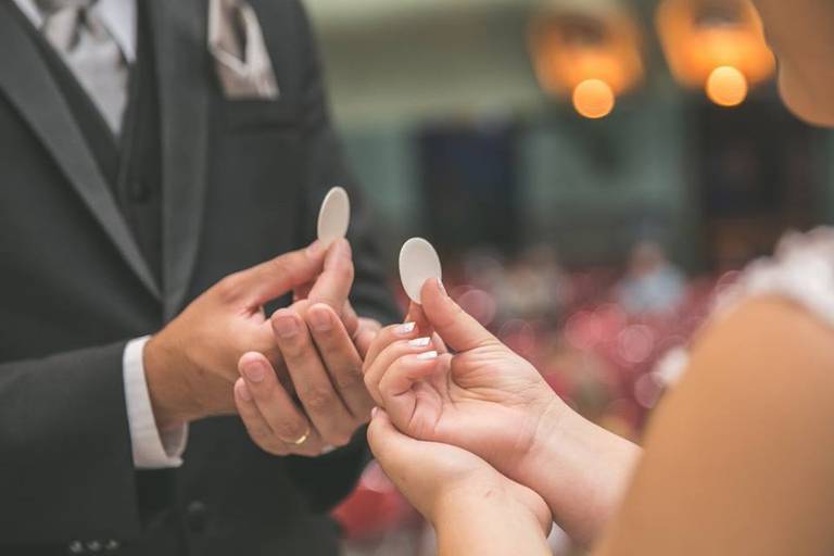 comunhão dos noivos