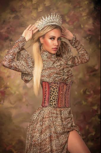 Ensaio Fine art em estúdio Arisha Luna