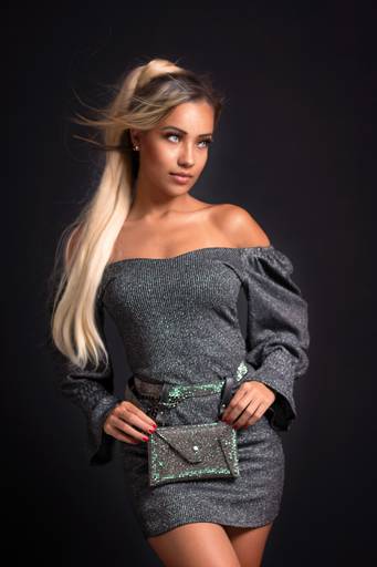 Ensaio fotográfico em estúdio Arisha Luna