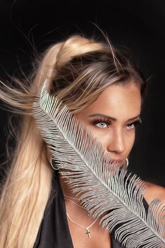 Ensaio fotográfico em estúdio Arisha Luna