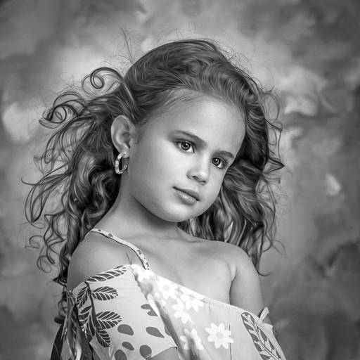 Ensaio Fine art em estúdio Maria Clara