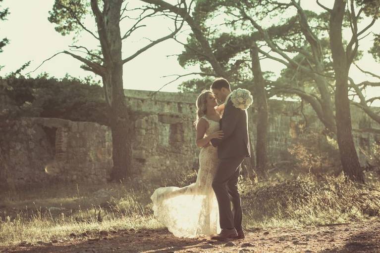 vestido de noiva com transparência