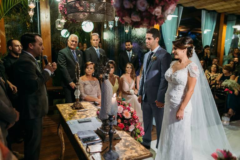 cerimônia de casamento