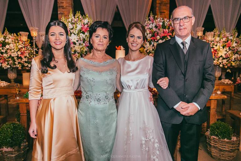 família da noiva