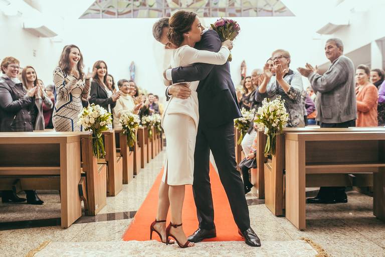 vestido curto off white