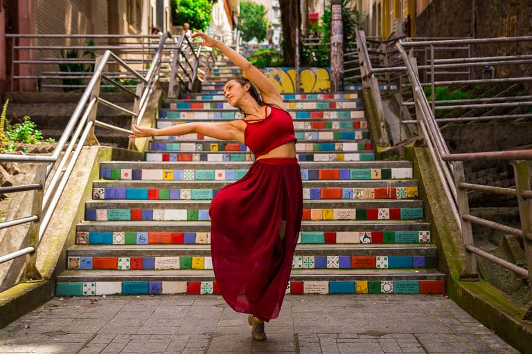 Ensaio com a Bailarina Marla e o Dançarino Aluísio da Escola de Arte Tríade - Porto Alegre RS
