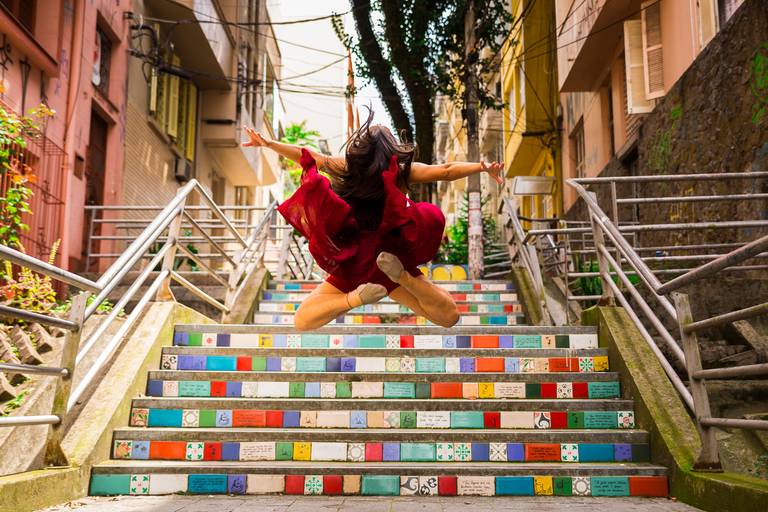 Ensaio com a Bailarina Marla e o Dançarino Aluísio da Escola de Arte Tríade - Porto Alegre RS