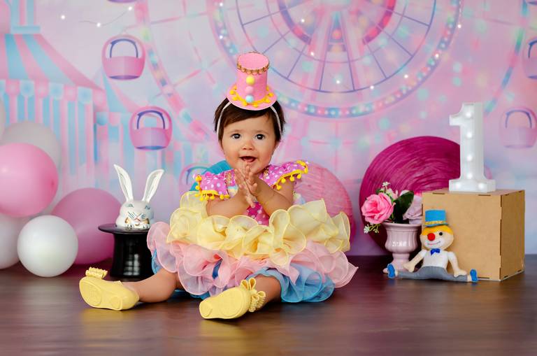 ensaio infantil tema circo