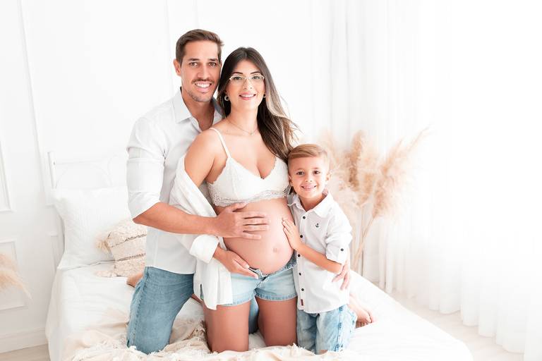 Ensaio Gestante em família