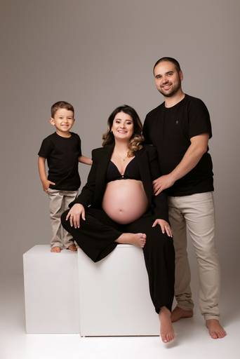 Ensaio Gestante em família