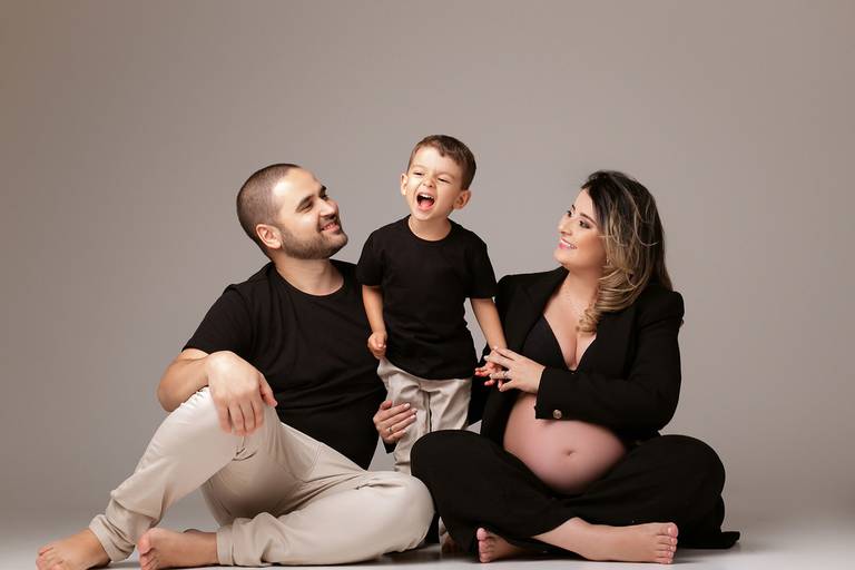Ensaio Gestante em família