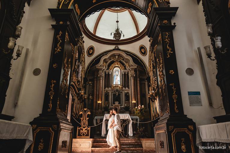 Fotografia de Ensaio Pré-Casamento no Convento da Penha- Vila Velha - Espírito Santo