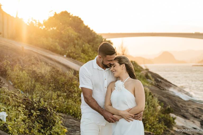 Fotografia de Ensaio Pré-Casamento no Morro do Moreno - Vila Velha - Espírito Santo