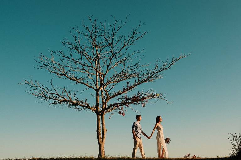Fotografia de Ensaio Pré-Casamento na Praia de Coqueiral de Aracruz - Espírito Santo