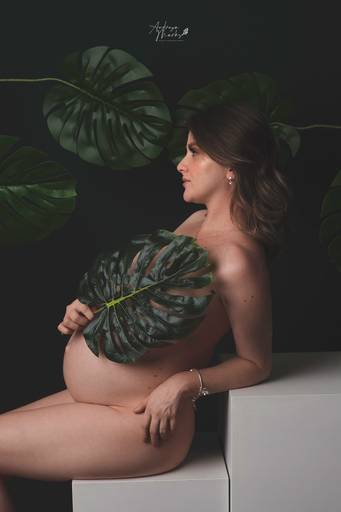 foto de gestante com planta fotografia de gestante gestante sensual ensaio fotografico de gestante