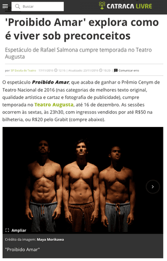 Proibido Amar Catraca Livre Foto Maya Morikawa