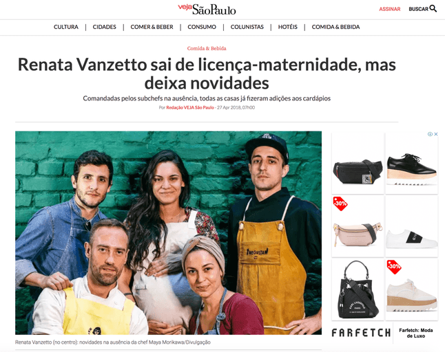 Fotógrafa Maya Morikawa clica Renata Vanzetto e seu time em um dos seus restaurantes, Ema que fica em São Paulo