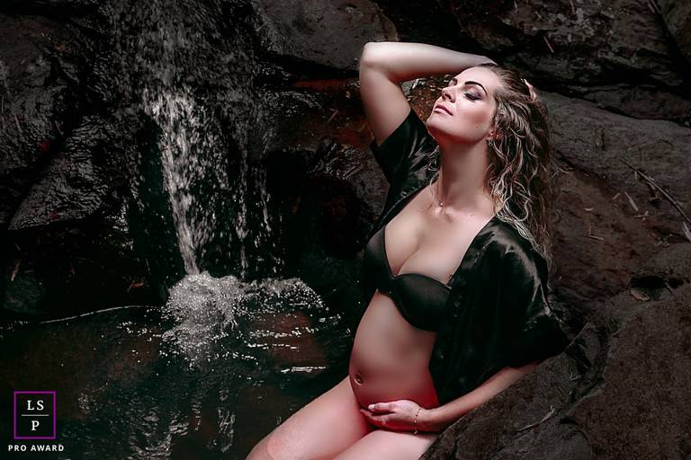 foto de gestante premiada pela Lifestyle photographers, Chapecó SC