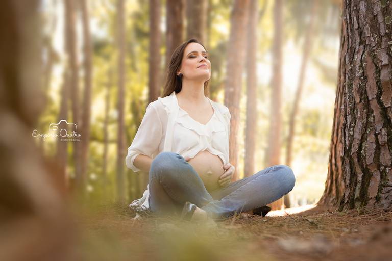ensaio fotográfico gestante lifestyle no parque