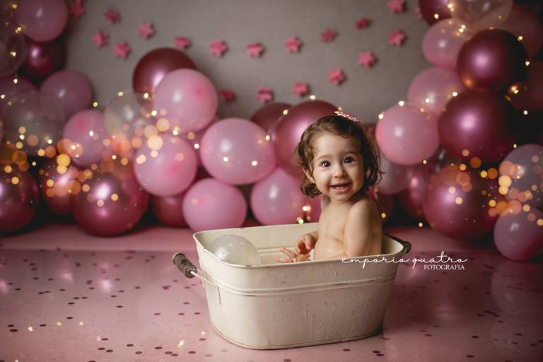 smash the cake menina abc