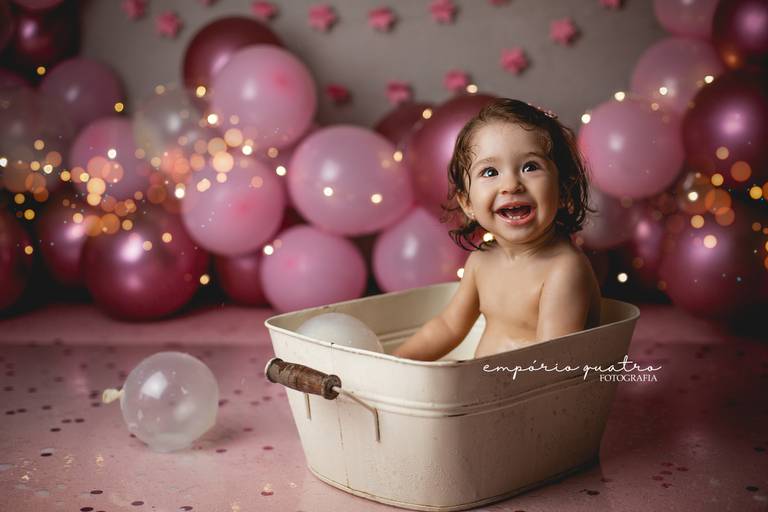 smash the cake menina abc