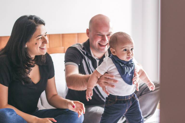 acompanhamento de bebe em casa