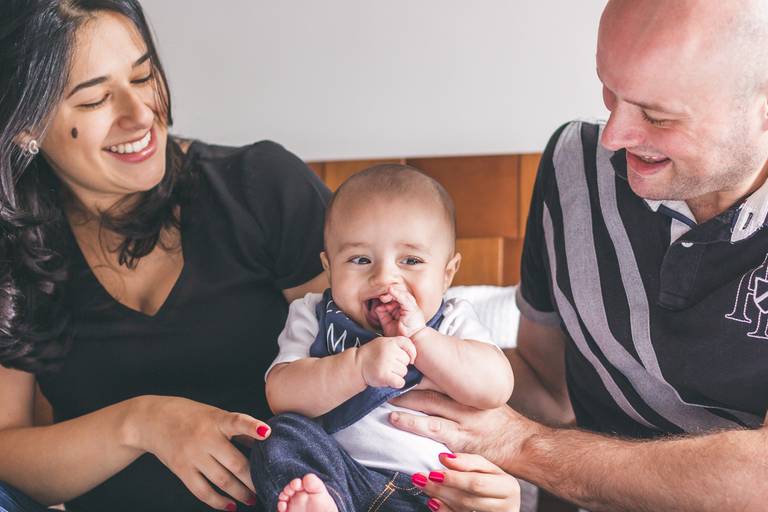 acompanhamento de bebe em casa