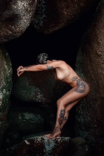Ensaio de Nu Artístico em Florianopolis. Projeto Floresta Nua de autoria do fotografo Ricardo Zanetta. Beleza natural, empoderamento,poesia, encantamento, naturalidade, liberdade, encontro com a natureza, vida livre, inspiração rainha Aslaug Viking.