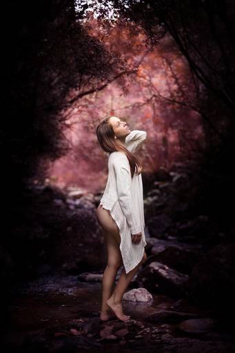 Ensaio de Nu Artístico em Florianopolis. Projeto Floresta Nua de autoria do fotografo Ricardo Zanetta. Beleza natural, empoderamento,poesia, encantamento, naturalidade, liberdade, encontro com a natureza, vida livre, inspiração rainha Aslaug Viking.