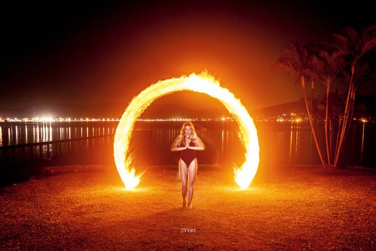 FOGO Projeto quatro elementos, ensaio longa exposição