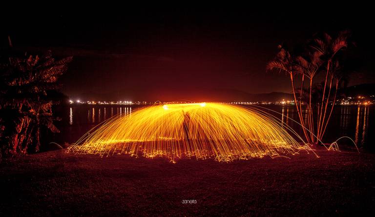 FOGO Projeto quatro elementos, ensaio longa exposição