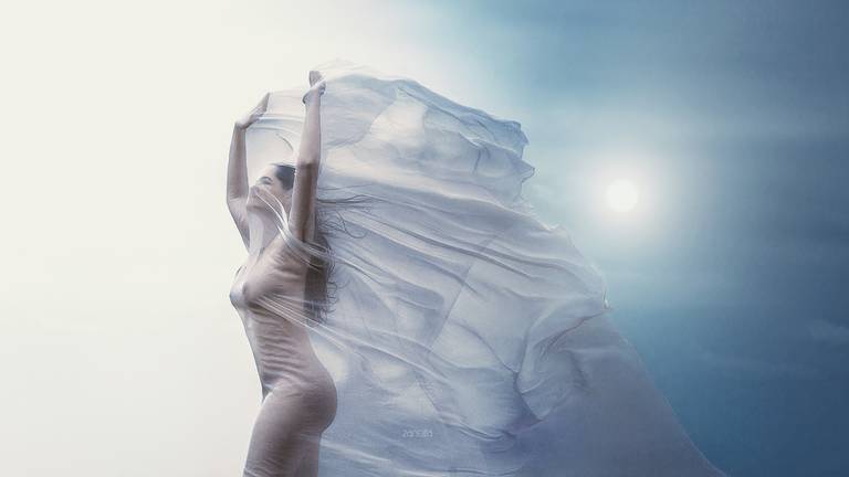 AR Projeto quatro elementos, nudez, ensaio nu, ar